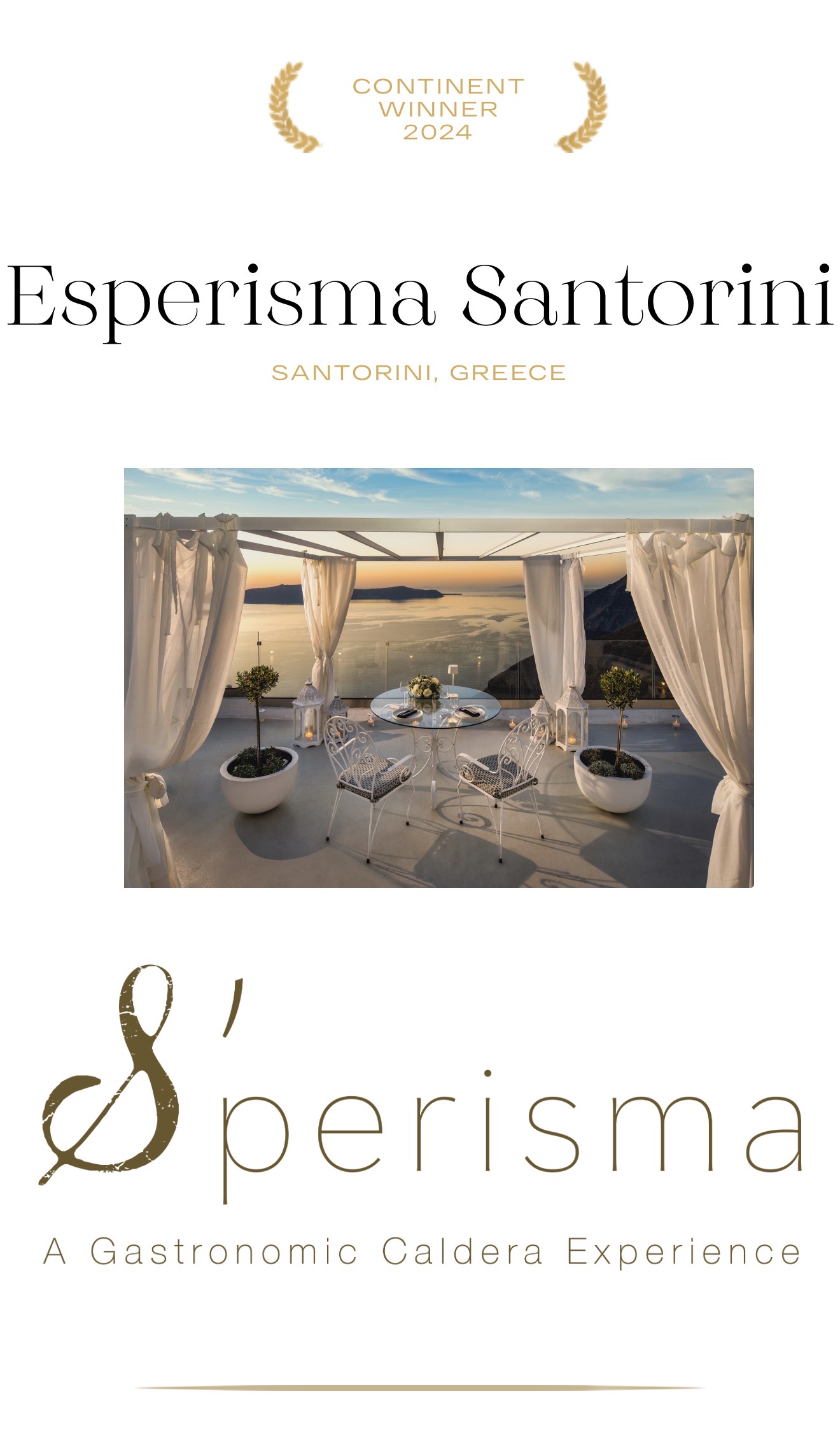 IMG 9651 - Esperisma Santorini Is Nominated for the World Luxury Restaurant Awards Esperisma Santorini